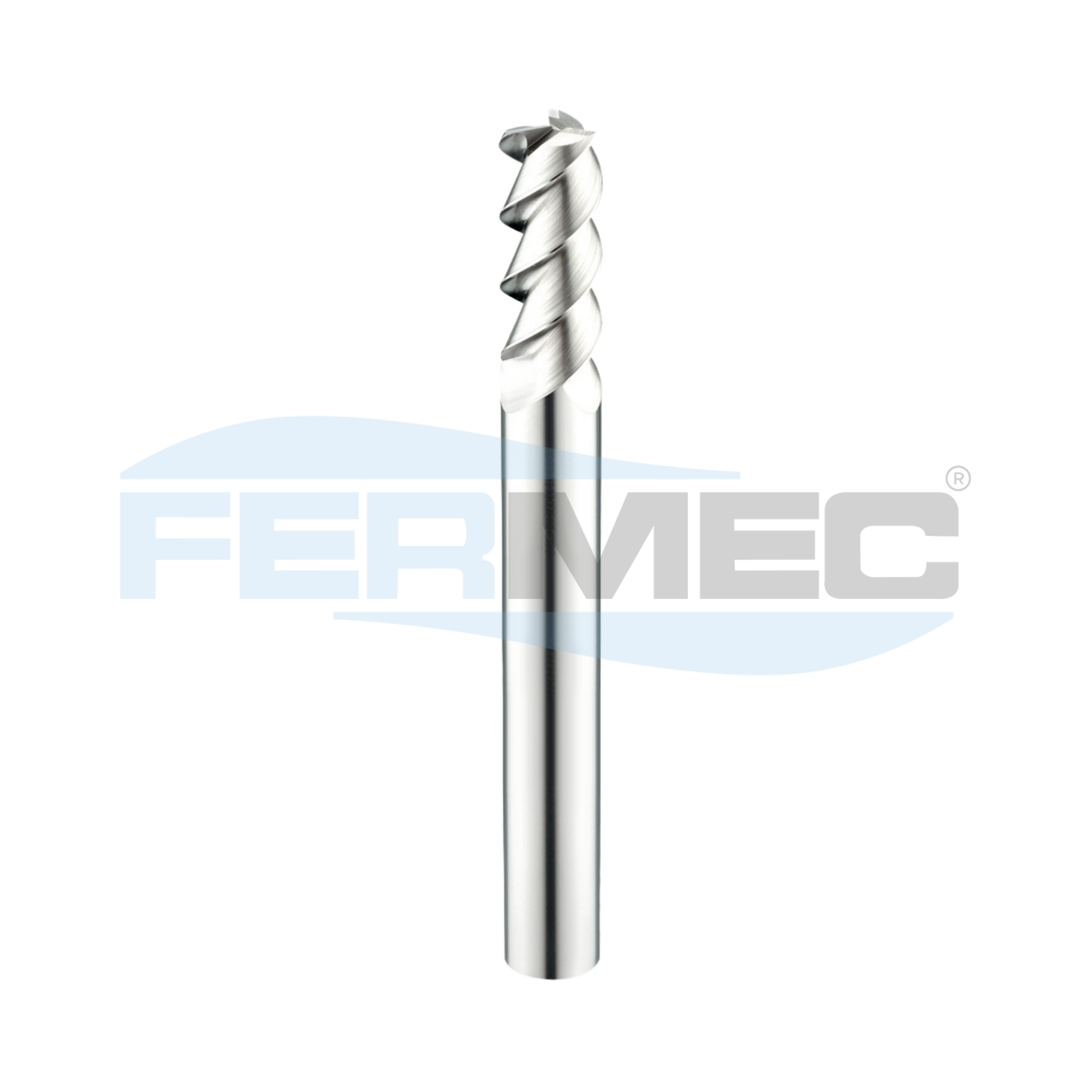 Fresa Topo Metal Duro Alumínio 3C Extra Longa